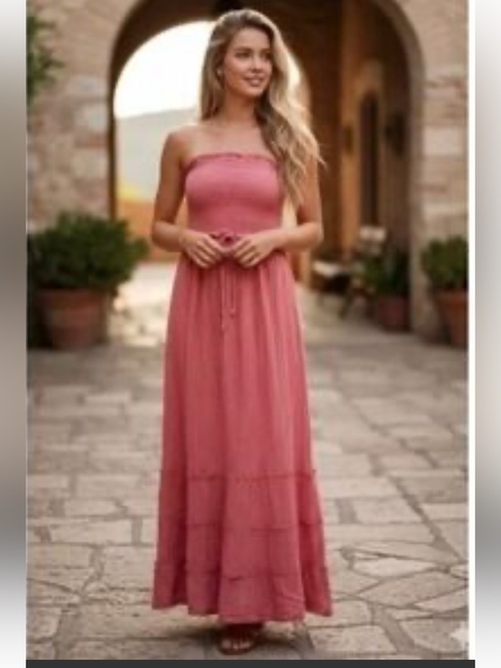 Sim & Sam Dresses & Skirts - NWT Sim&Sam Strapless Mauve Maxi Dress, Size M